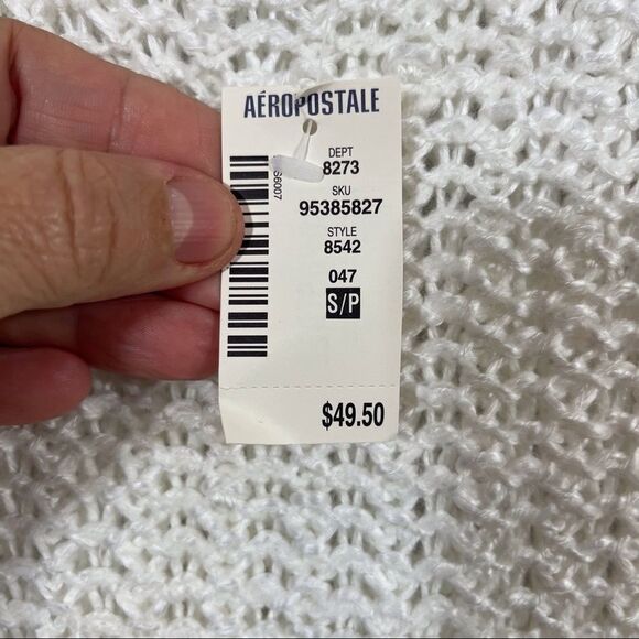 New Aeropostale Open Weave Sweater - Picture 8 of 11
